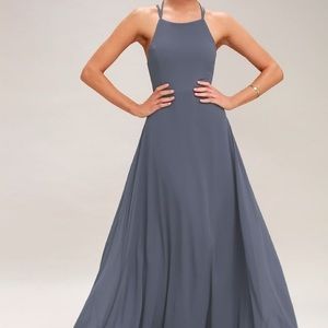 Bridesmaid dress- never worn! NWT 🙌🏼 SLATE BLUE